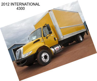 2012 INTERNATIONAL 4300