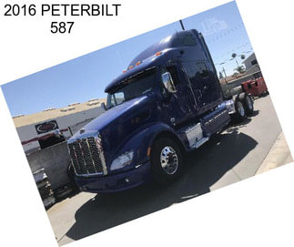 2016 PETERBILT 587