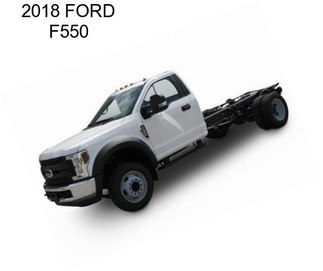 2018 FORD F550