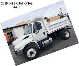 2018 INTERNATIONAL 4300