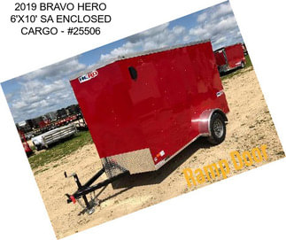 2019 BRAVO HERO 6\'X10\' SA ENCLOSED CARGO - #25506