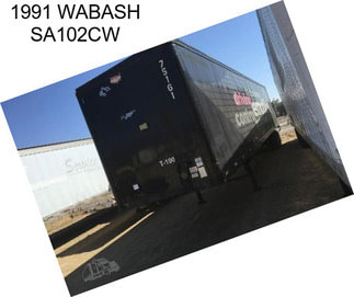 1991 WABASH SA102CW