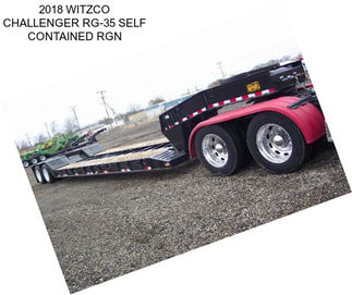 2018 WITZCO CHALLENGER RG-35 SELF CONTAINED RGN