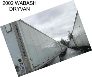 2002 WABASH DRYVAN