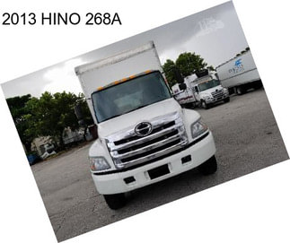 2013 HINO 268A