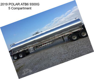 2019 POLAR ATB6 9300G 5 Compartment