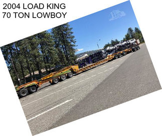 2004 LOAD KING 70 TON LOWBOY