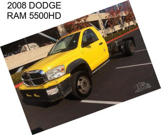 2008 DODGE RAM 5500HD