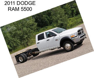 2011 DODGE RAM 5500