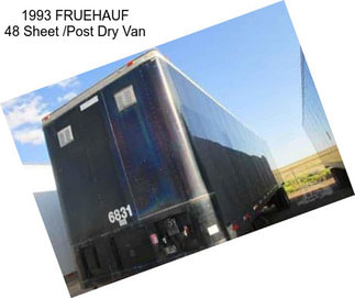 1993 FRUEHAUF 48 Sheet /Post Dry Van