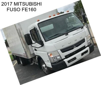 2017 MITSUBISHI FUSO FE160