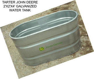 TARTER JOHN DEERE 2\'X2\'X4\' GALVANIZED WATER TANK