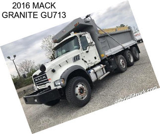 2016 MACK GRANITE GU713