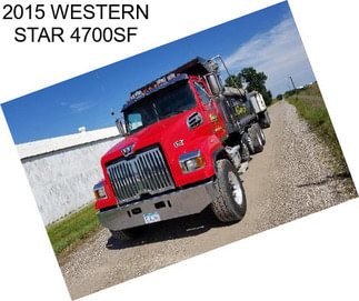 2015 WESTERN STAR 4700SF