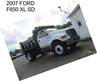 2007 FORD F650 XL SD