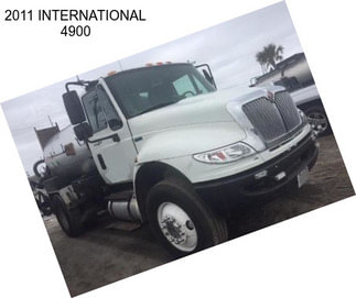 2011 INTERNATIONAL 4900