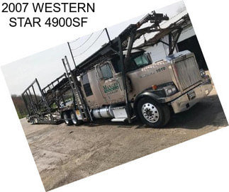 2007 WESTERN STAR 4900SF