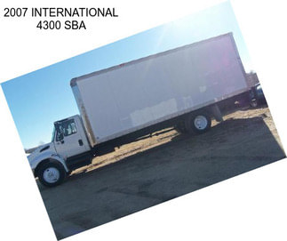 2007 INTERNATIONAL 4300 SBA