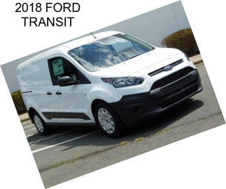 2018 FORD TRANSIT