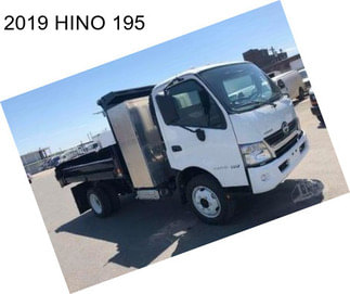 2019 HINO 195