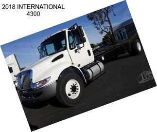 2018 INTERNATIONAL 4300