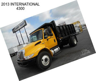 2013 INTERNATIONAL 4300