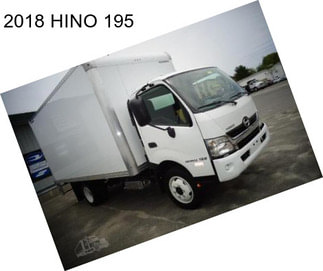 2018 HINO 195