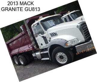 2013 MACK GRANITE GU813