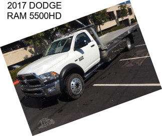 2017 DODGE RAM 5500HD