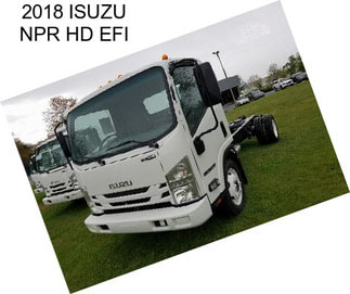 2018 ISUZU NPR HD EFI