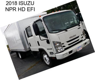 2018 ISUZU NPR HD EFI