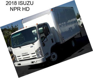 2018 ISUZU NPR HD