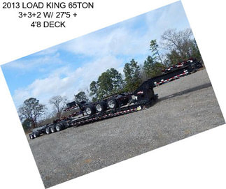 2013 LOAD KING 65TON 3+3+2 W/ 27\'5\