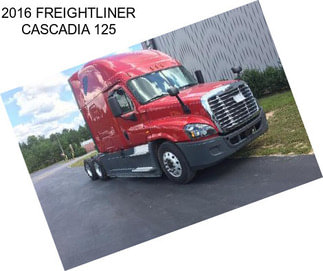 2016 FREIGHTLINER CASCADIA 125