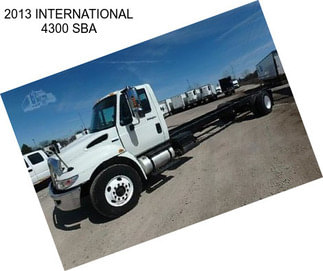 2013 INTERNATIONAL 4300 SBA