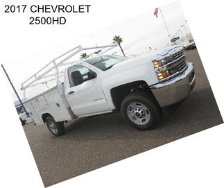 2017 CHEVROLET 2500HD