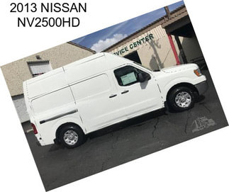 2013 NISSAN NV2500HD