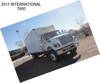 2011 INTERNATIONAL 7600