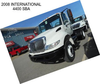 2008 INTERNATIONAL 4400 SBA