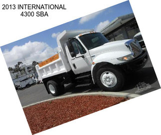 2013 INTERNATIONAL 4300 SBA