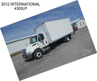 2012 INTERNATIONAL 4300LP