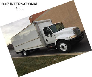 2007 INTERNATIONAL 4300