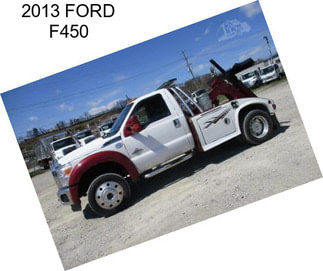 2013 FORD F450