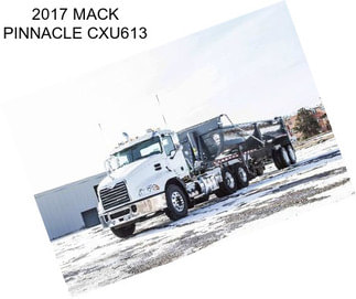 2017 MACK PINNACLE CXU613