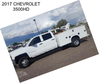 2017 CHEVROLET 3500HD