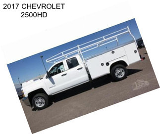 2017 CHEVROLET 2500HD