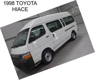 1998 TOYOTA HIACE