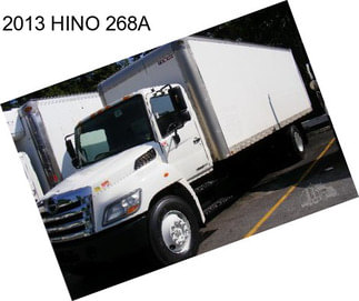 2013 HINO 268A