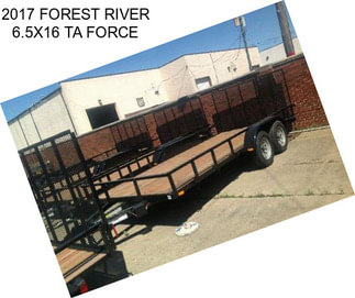 2017 FOREST RIVER 6.5X16 TA FORCE