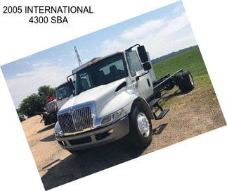 2005 INTERNATIONAL 4300 SBA